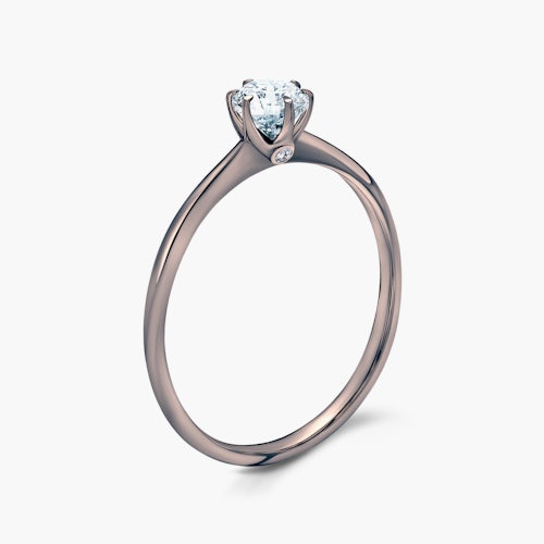 Pierścionek zaręczynowy The Journey: czarne złoto, diament